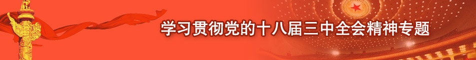 学习贯彻党的十八届三中全会精神专题