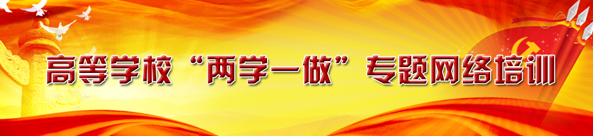 高等学校“两学一做”专题网络培训
