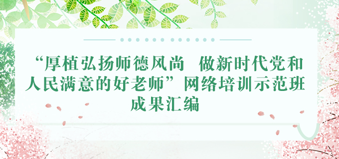  “厚植弘扬师德风尚 做新时代党和人民满意的好老师”网络培训示范班成果汇编